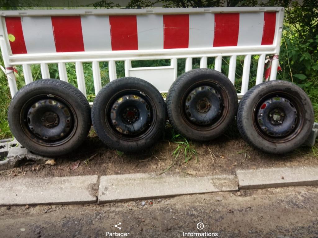 4 jantes acier 14 pouces VW Polo (5×100), Autos : Pièces & Accessoires, Enlèvement, Utilisé, Seat