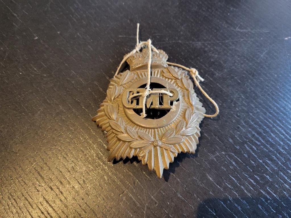 grand insigne casque police, GB époque Victorienne, Collections, Enlèvement ou Envoi