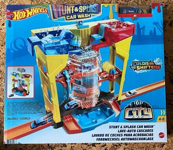 Hot Wheels City Stunt & Splash car wash, Enlèvement, Neuf, Circuit, Hot Wheels