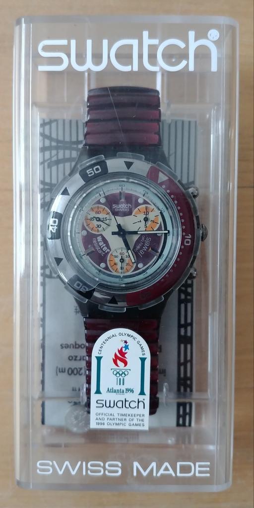 Swatch Aqua Chrono SBM 105A Red Snapper, Ophalen of Verzenden, Nieuw