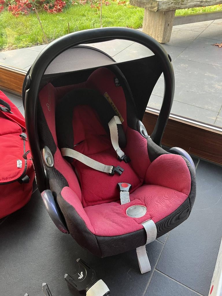 Maxi-cosi cabrioFix met verkleiningskussen voor boorling, Kinderen en Baby's, Autostoeltjes, Gebruikt, Maxi-Cosi, 0 t/m 13 kg