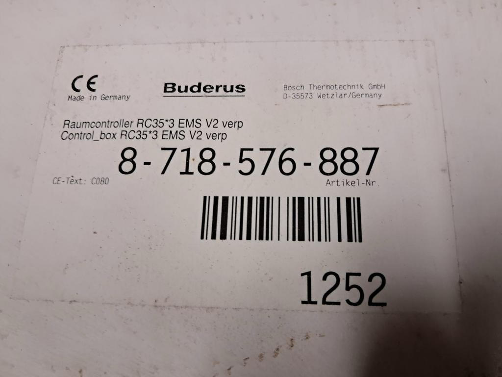 Thermostaat, Enlèvement, Neuf