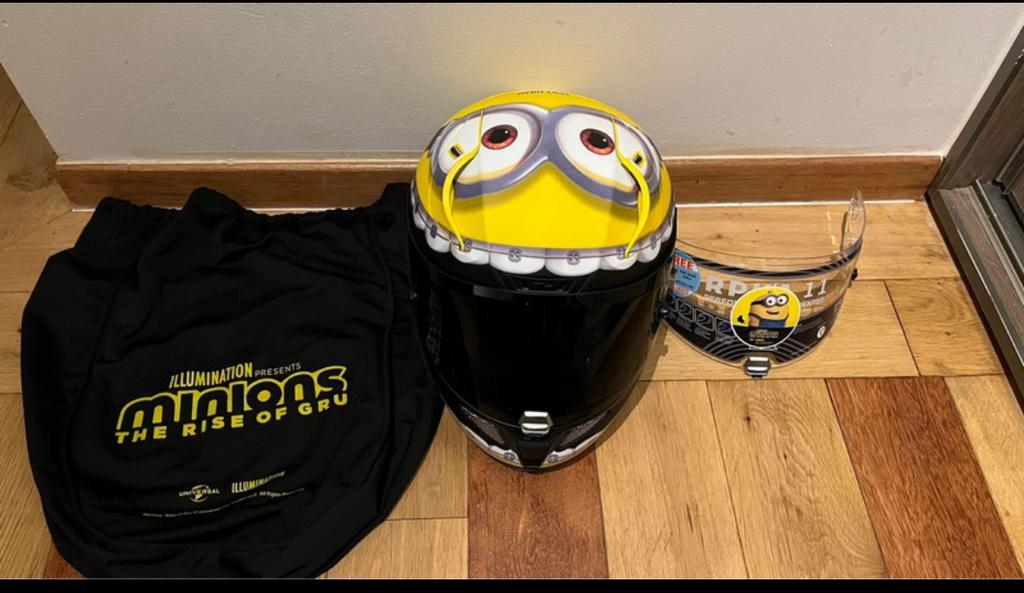 Minions Limited Edition motorhelm. Maat L., Ophalen, Tweedehands