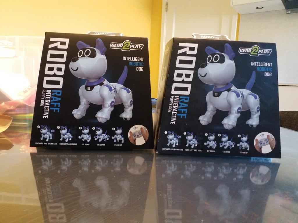 2 Robo interactive puppys dog.Stappen, dansen,blaffen enz., Enlèvement, Comme neuf, Garçon ou Fille