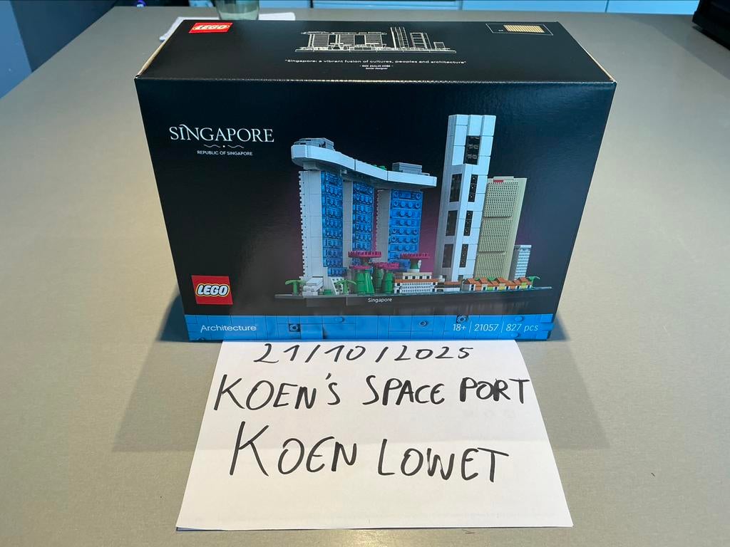 Lego Architecture 21057 Singapore, Kinderen en Baby's, Speelgoed | Duplo en Lego, Nieuw, Lego, Complete set, Ophalen of Verzenden