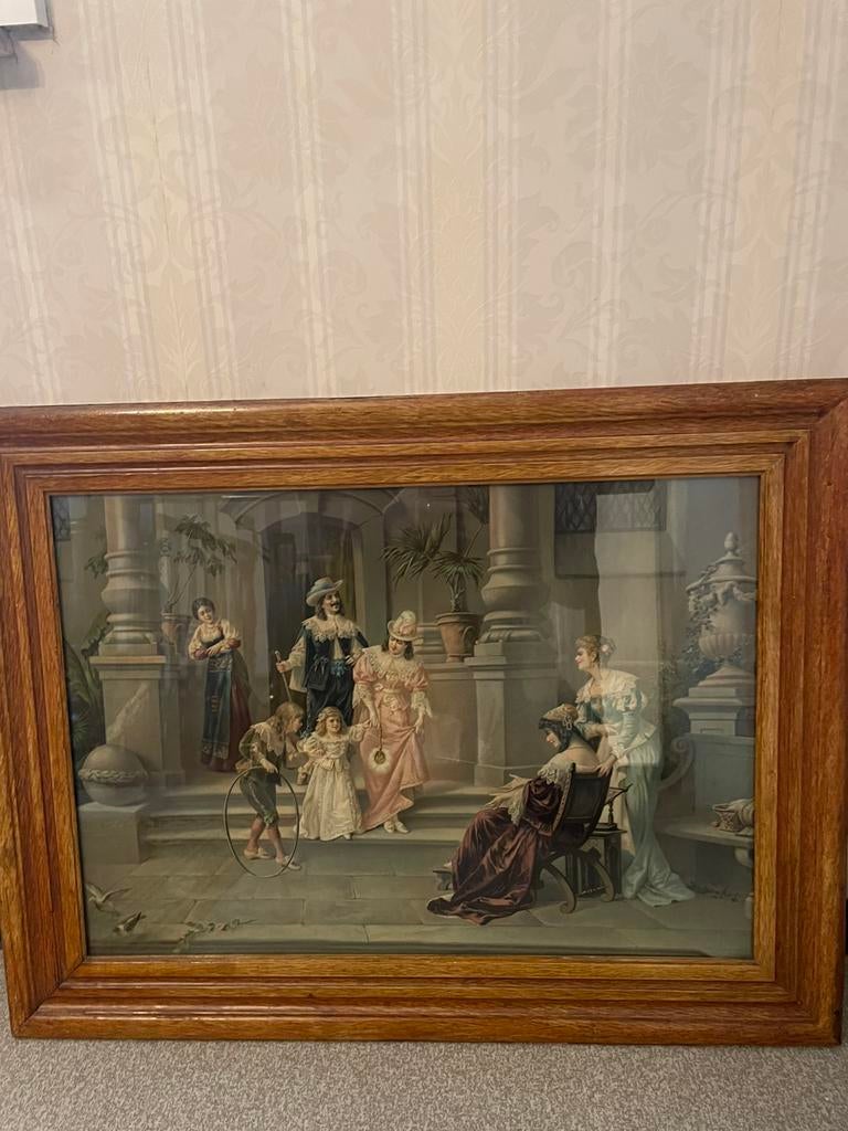 2 antieke prenten, Antiek en Kunst, Kunst | Schilderijen | Klassiek, Ophalen