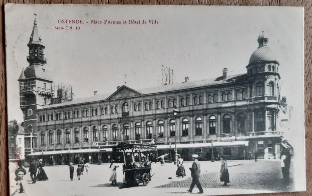 Oostende OSTENDE PLACE D ARMES WAPENPLEIN TOP!, Ophalen of Verzenden