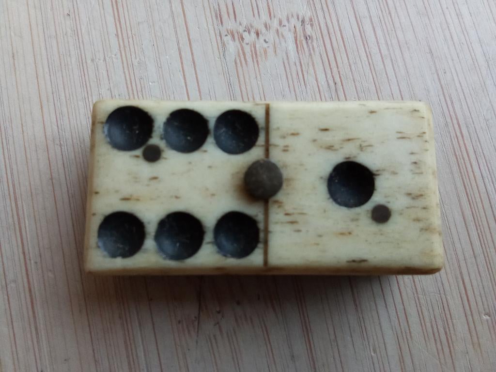 OUD DOMINOSPEL, Antiek en Kunst, Ophalen of Verzenden