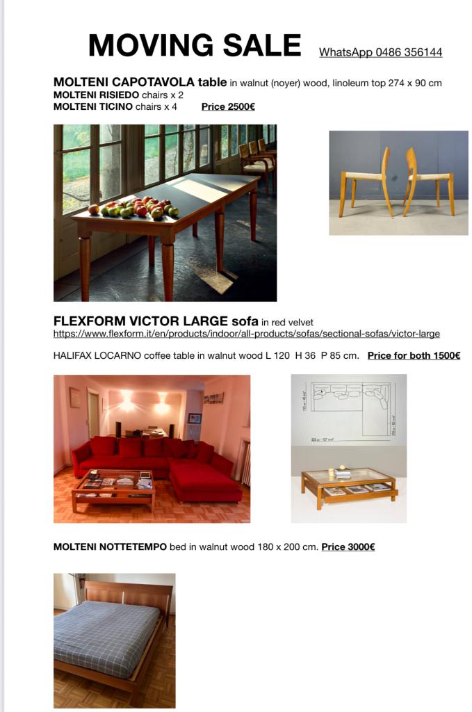 MOLTENI meubles, Enlèvement, Utilisé, Cerisier, 200 cm ou plus