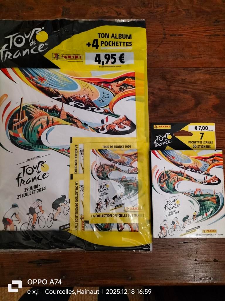 Tour de France 2024 Panini, Collections, Enlèvement ou Envoi