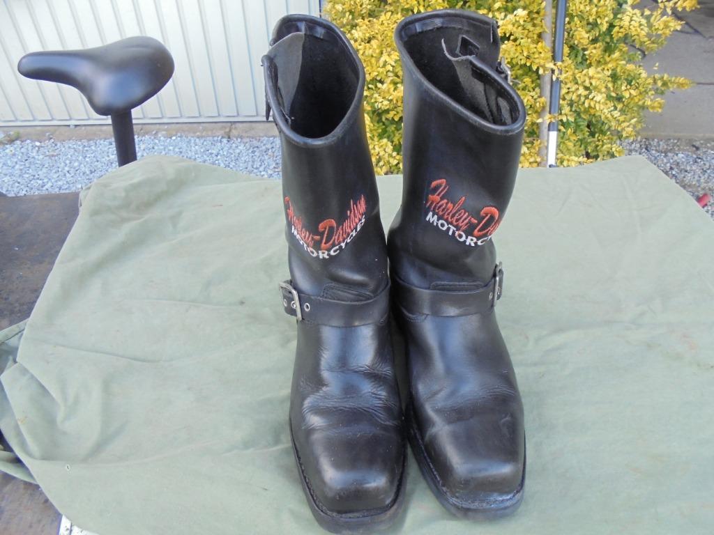 Paar Harley Davidson P 43 motorlaarzen, Motoren, Kleding | Motorkleding, Laarzen, Heren, Tweedehands, Ophalen of Verzenden