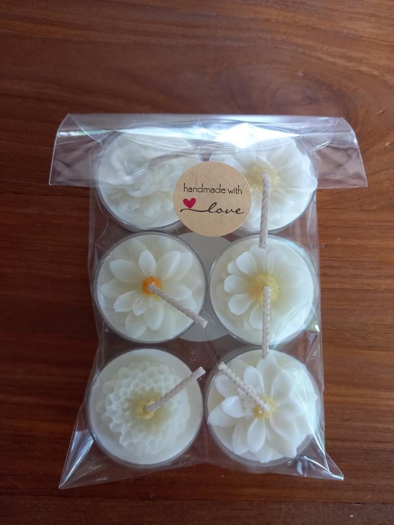 Handgemaakte soyawas theelichtjes, Ophalen of Verzenden, Nieuw