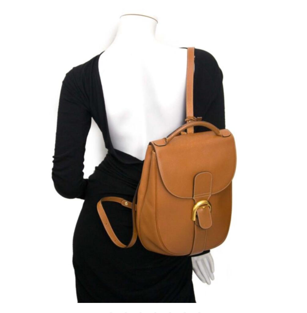 Handtas Delvaux Brillant, Handtassen en Accessoires, Ophalen of Verzenden, Gebruikt, Bruin, Handtas