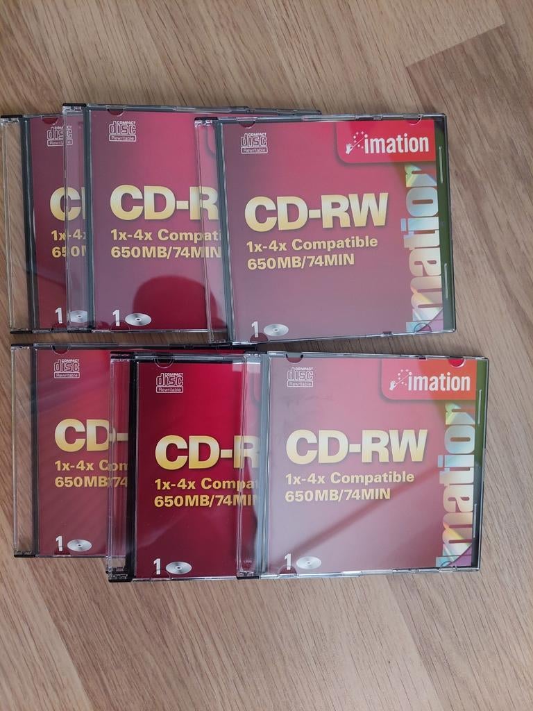 Imation cd-rw en Philips DVD, Computers en Software, Ophalen of Verzenden, Nieuw, Cd, Herschrijfbaar