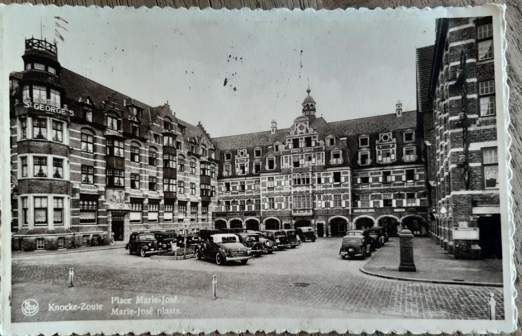 Carte postale ancienne KNOKKE ZOUTE PLAZA HOTEL DIGUE, Enlèvement ou Envoi