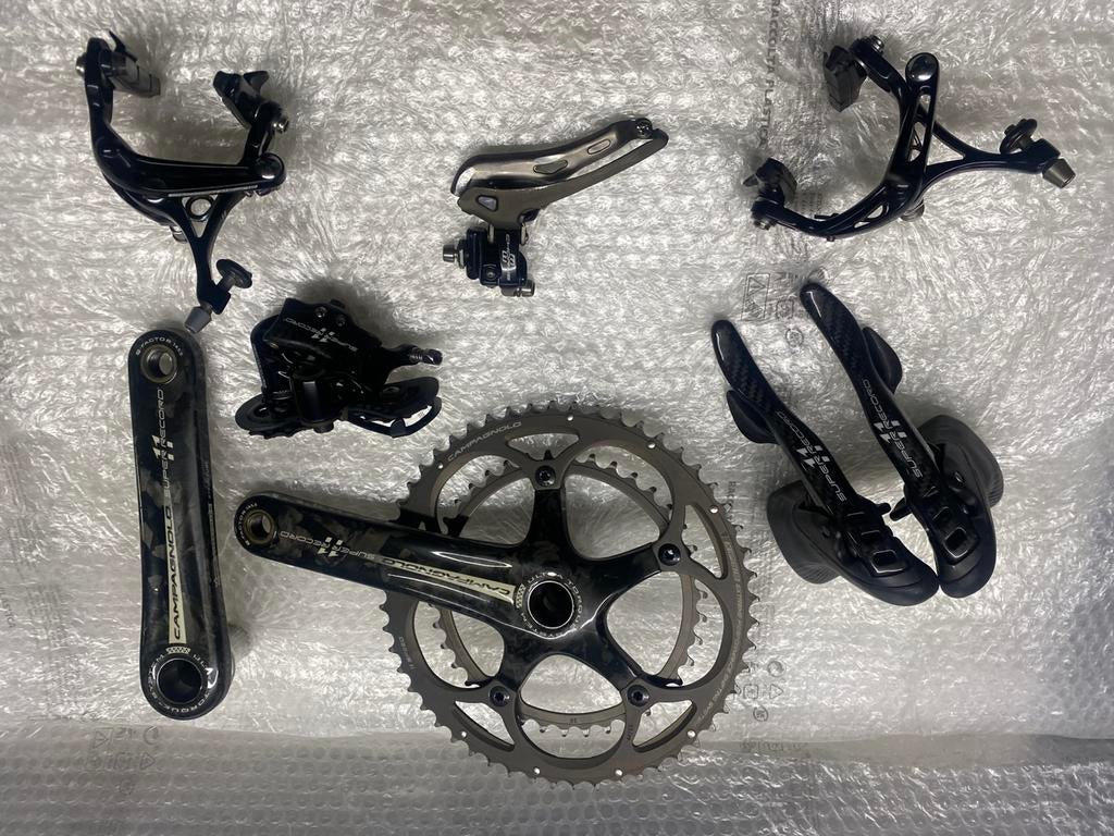Campagnolo SuperRecord 11speed groep., Fietsen en Brommers, Fietsonderdelen, Ophalen of Verzenden, Zo goed als nieuw