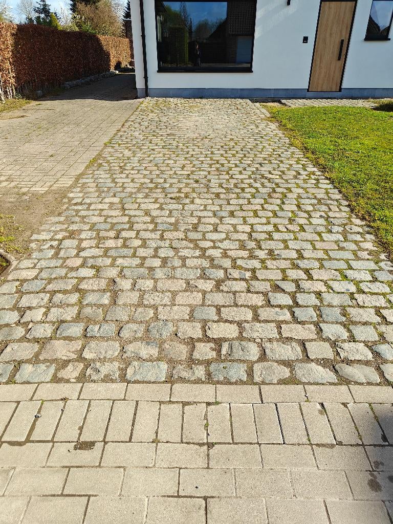 Authentieke Kasseien (Kinderkoppen) – Zelf uit te breken, Tuin en Terras, Tegels en Klinkers, Ophalen, Overige materialen, Gebruikt