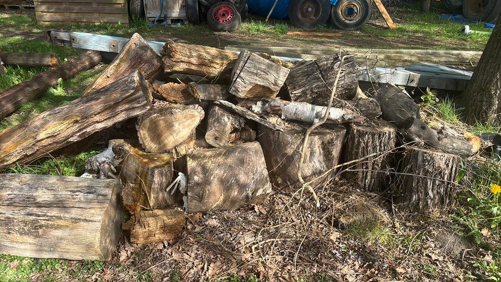 Brandhout, Tuin en Terras, Brandhout, Minder dan 3 m³, Ophalen, Eikenhout, Blokken