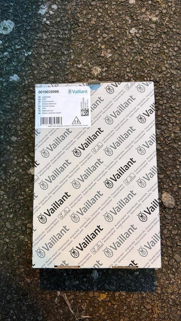 Vaillant carte imprime 0010028086, Bricolage & Construction, Enlèvement ou Envoi, Comme neuf, Thermostat