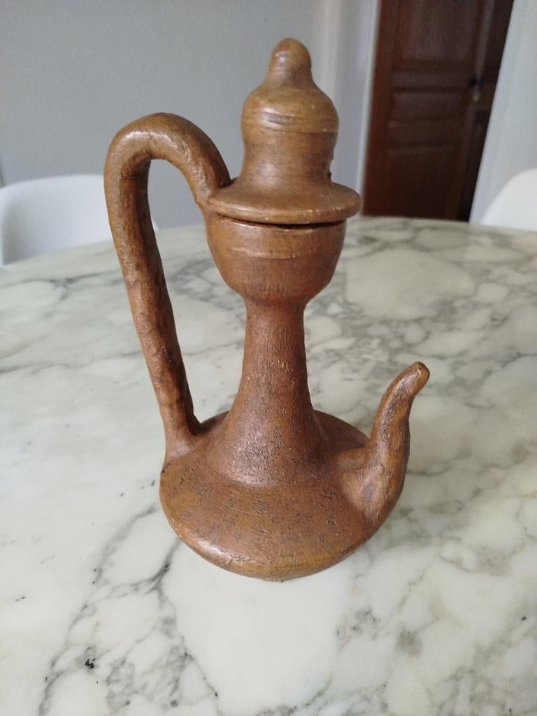 Cruche en terre cuite. +-1990, Antiquités & Art, Enlèvement ou Envoi