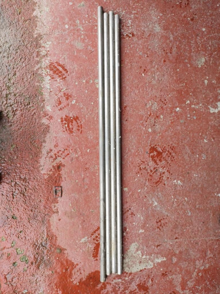 Tuyaux inox 30 x 25 mm, Bricolage & Construction, Enlèvement, Inox