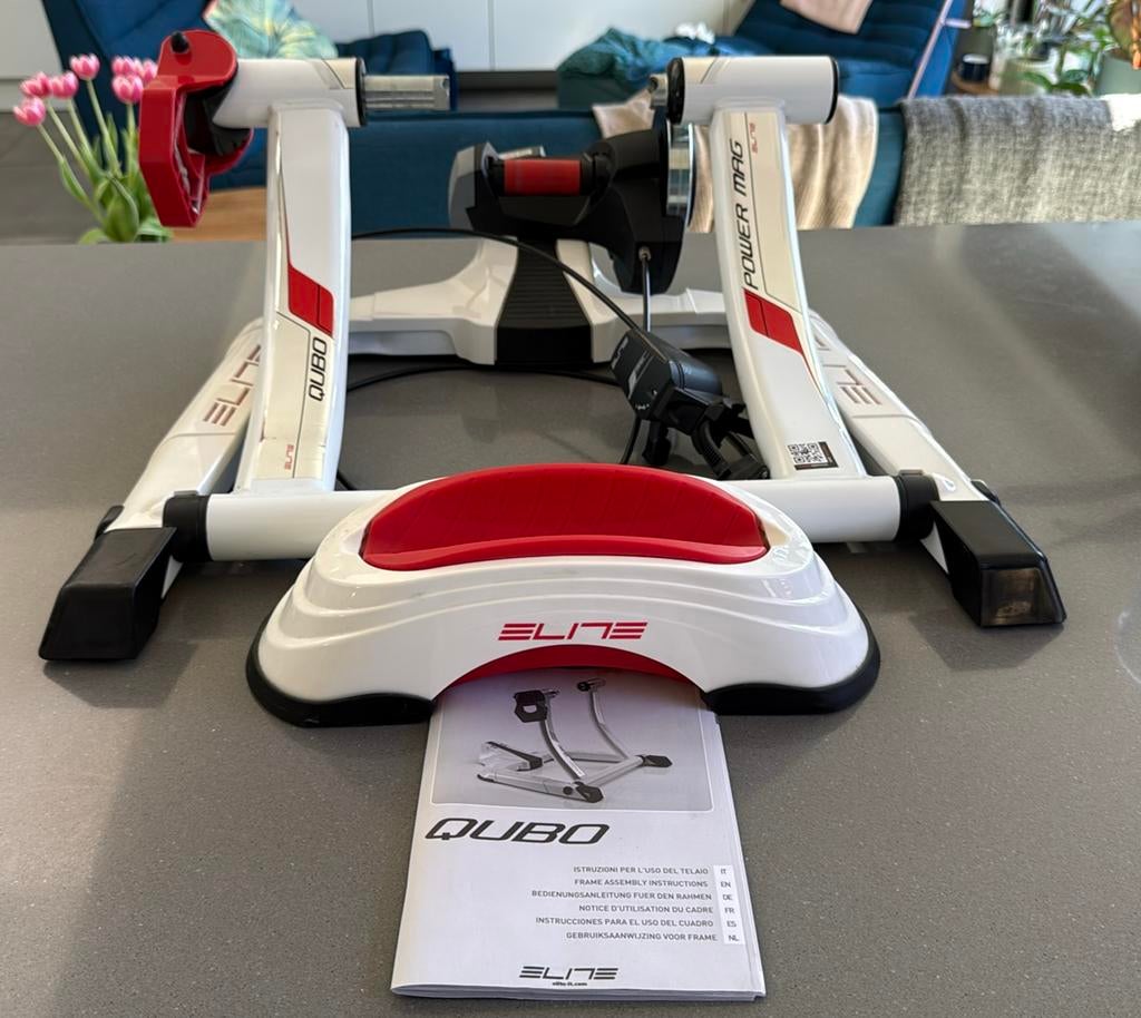 Fietstrainer Elite QUBO Digital Power Mag, Sport en Fitness, Wielrennen, Ophalen, Zo goed als nieuw