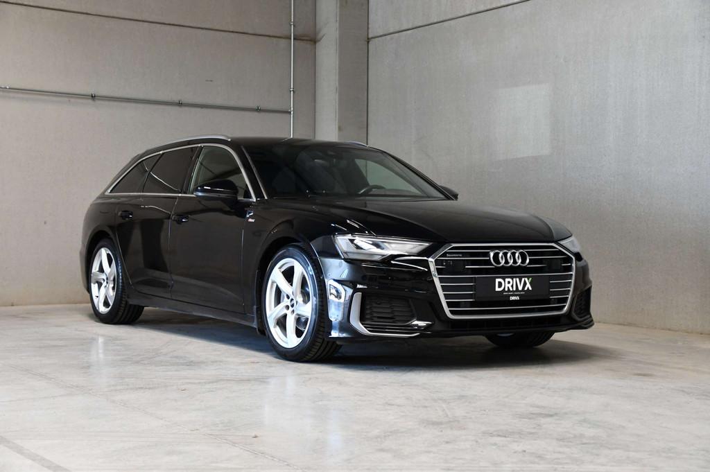 Audi A6 S-Line - Quattro - 40TDI - DAB - ACC - Trekhaak, Auto's, Gebruikt, 4 cilinders, Alcantara, Zwart