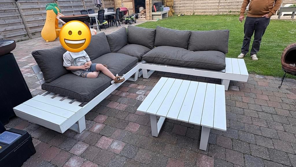 Loungeset, Tuin en Terras, Ophalen, Gebruikt, Loungeset
