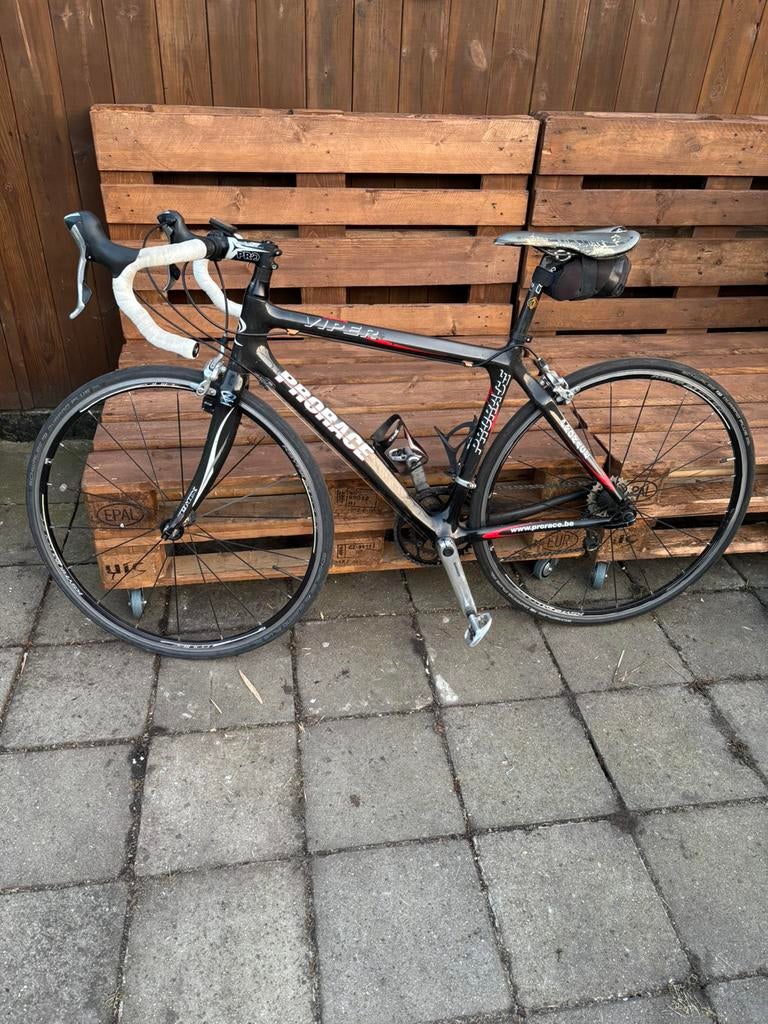 Prorace Viper carbon racefiets, Vélos & Vélomoteurs, Autres marques, 49 à 53 cm, Enlèvement, Utilisé
