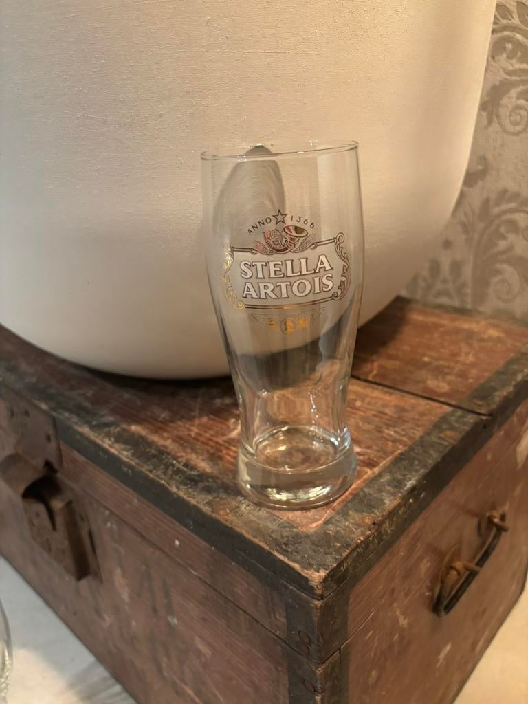 Oud stella artois glas, Enlèvement ou Envoi, Comme neuf, Verre