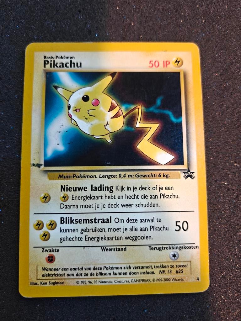 Pikachu promo 4 dutch, Hobby en Vrije tijd, Ophalen of Verzenden