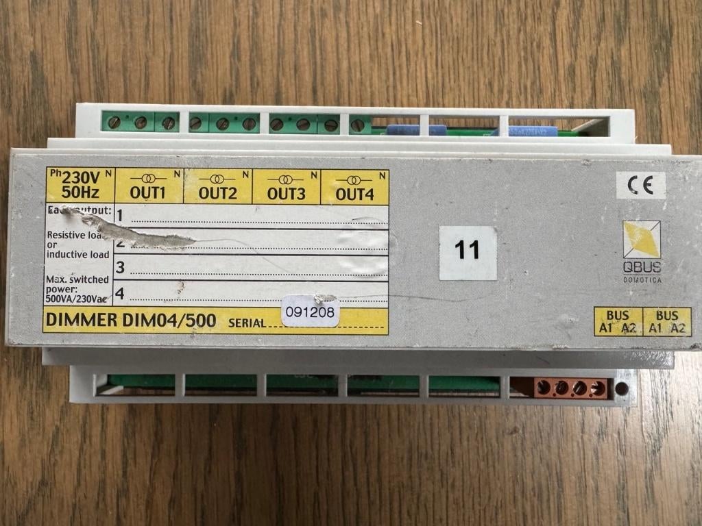 3 Qbus dimmer modules 1x DIM04/500 en 2x DIM04/300, Ophalen, Gebruikt, Overige typen