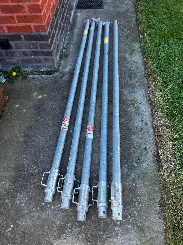 Lot de 5 étançons / étais maconnerie, Enlèvement, Comme neuf