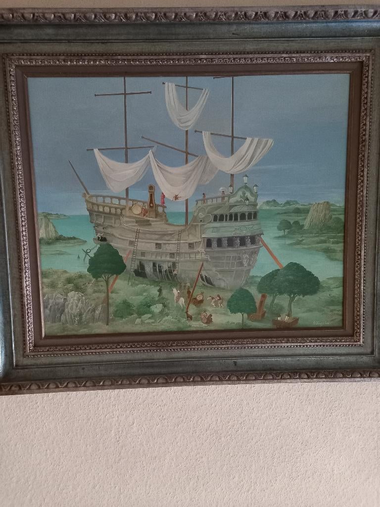 Tableau dans le style de Breughel., Antiquités & Art, Enlèvement ou Envoi