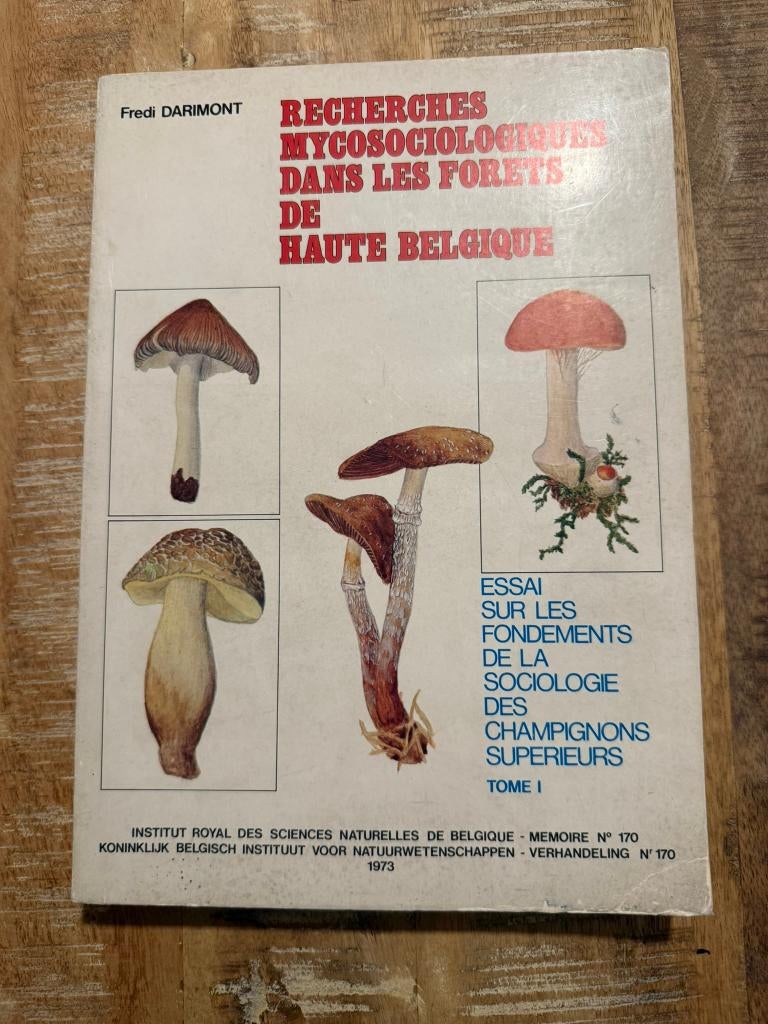 Recherches mycosociologiques dans les forêts de Haute-Bel, Livres, Nature, Utilisé, Fleurs, Plantes et Arbres, Enlèvement ou Envoi