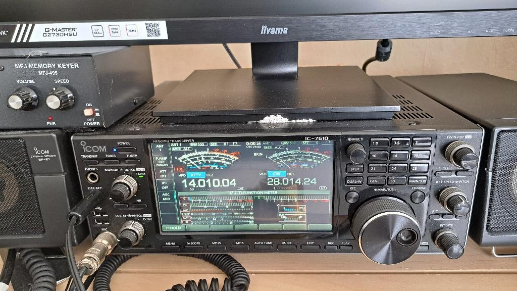 ICOM 7610, Télécoms, Enlèvement, Comme neuf, Émetteur et Récepteur