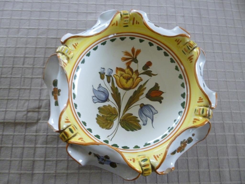 oude fruitschaal jaren 70 uit italie, Ophalen of Verzenden