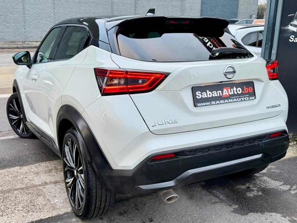 Nissan Juke 1.0 Turbo essence Tekna Full options 2021, Euro 6, Wit, Bedrijf, Handgeschakeld