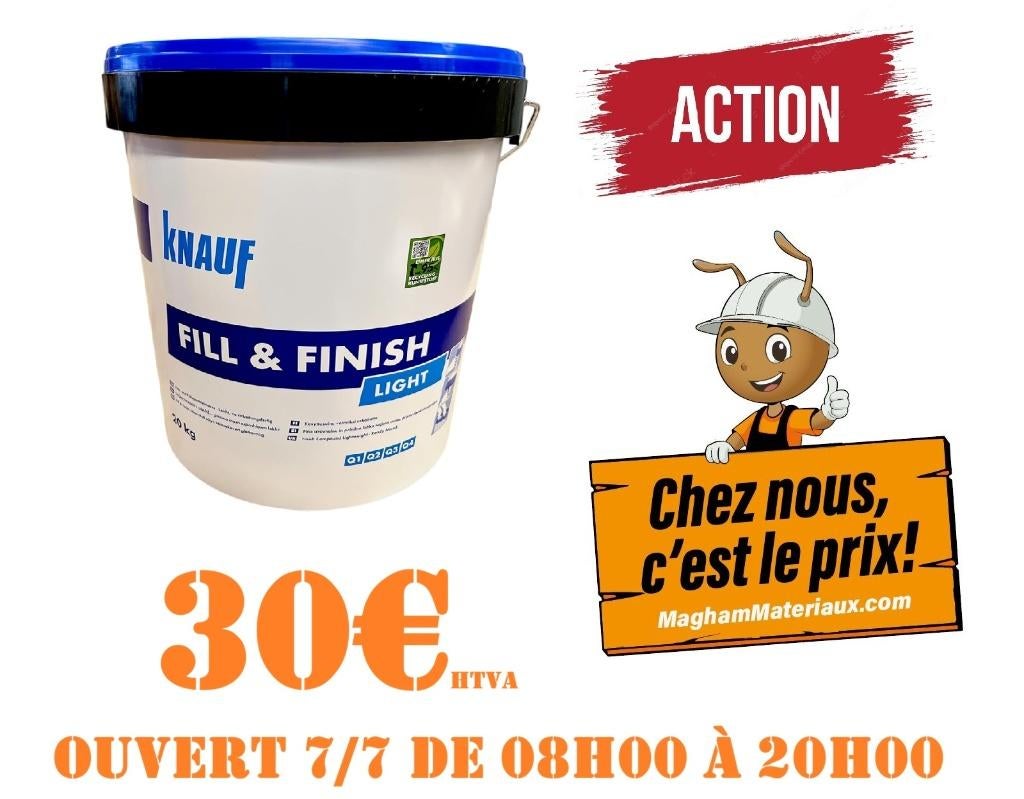 KNAUF FILL & FILLER 20KG, Enlèvement, Neuf