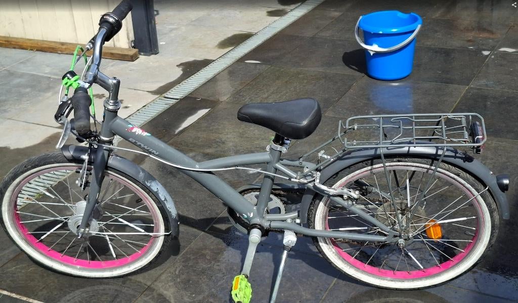 Kinderfiets jongens/meisjes 6-9j, Fietsen en Brommers, Fietsen | Kinderfietsjes, Ophalen, Gebruikt, 16 tot 20 inch, B-twin