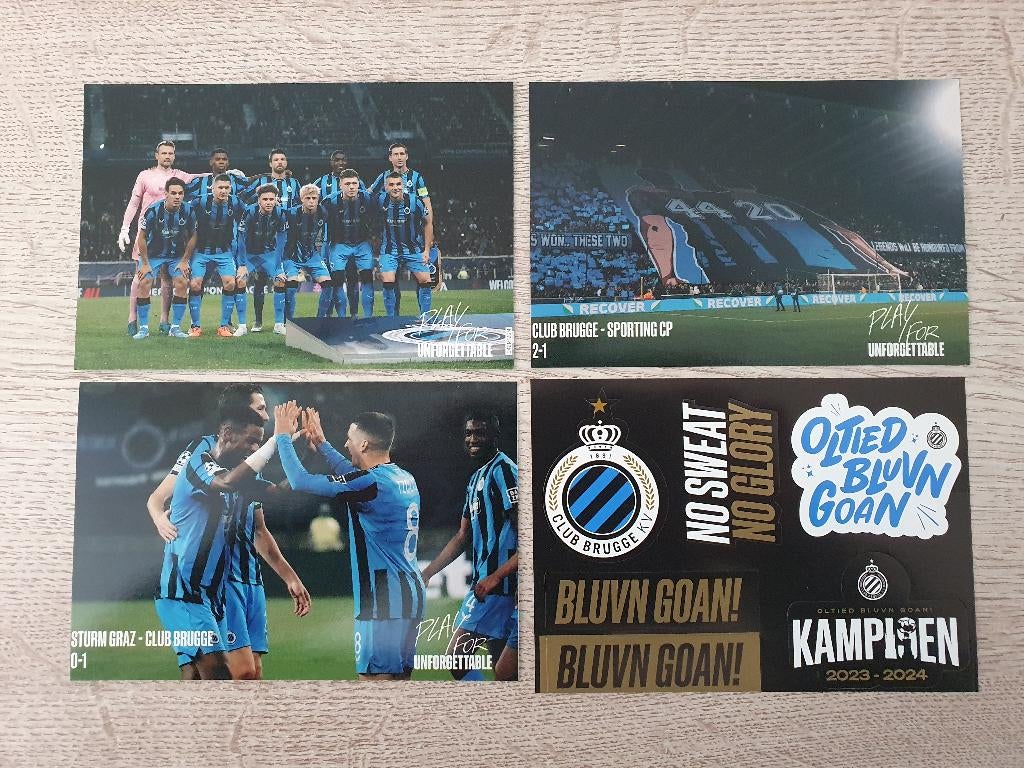 Club Brugge foto's en stickers, Verzamelen, Ophalen of Verzenden, Nieuw