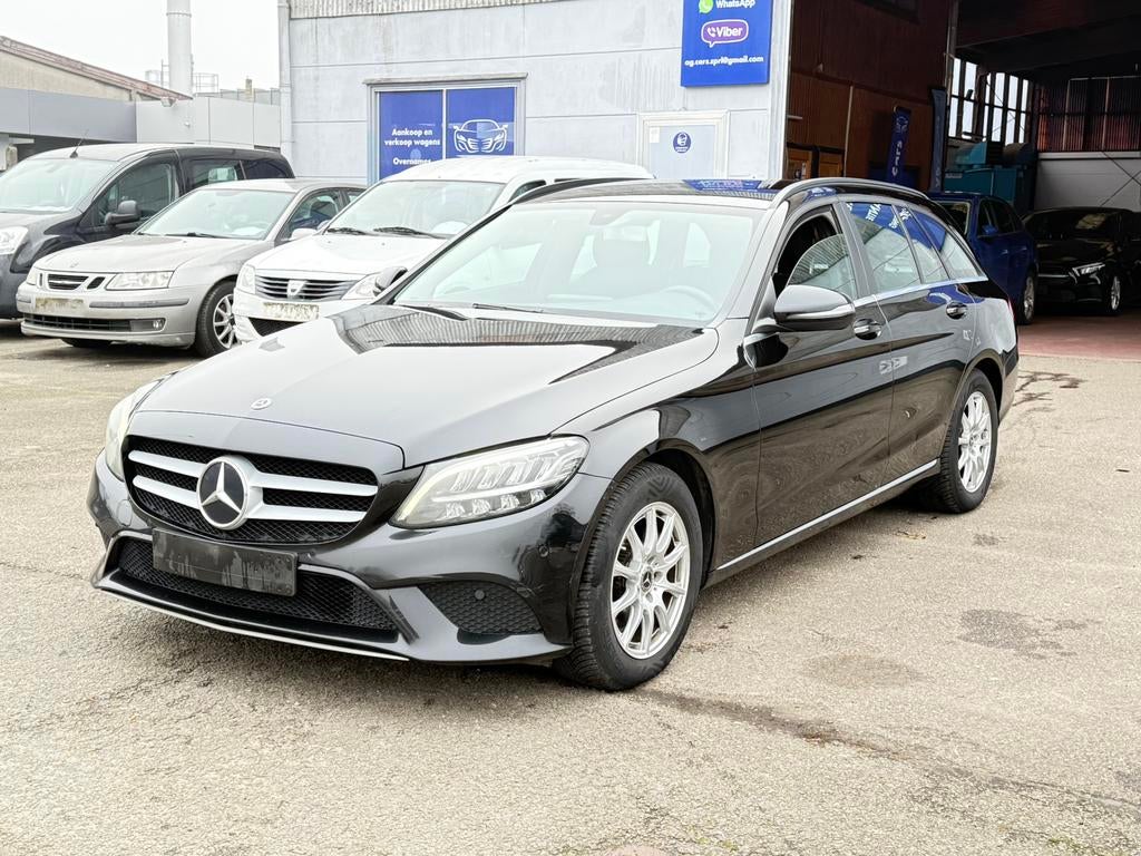 Mercedes C200d Automaat 2018 110kw Euro 6, Auto's, Automaat, 4 cilinders, Zwart, Bedrijf