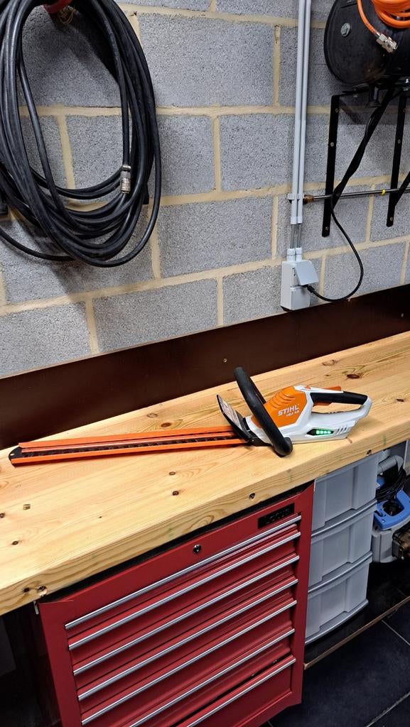 Stihl hsa 45  heggenschaar, Ophalen