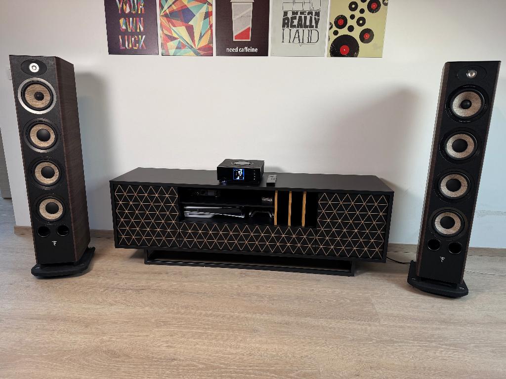 Focal Aria 936 + Naim Uniti Atom, Ophalen, Zo goed als nieuw, Speakers, Overige merken