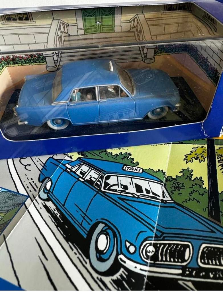 Kuifje auto 1:43 de ford zephyr taxi uit zwarte rotsen, Enlèvement ou Envoi, Tintin