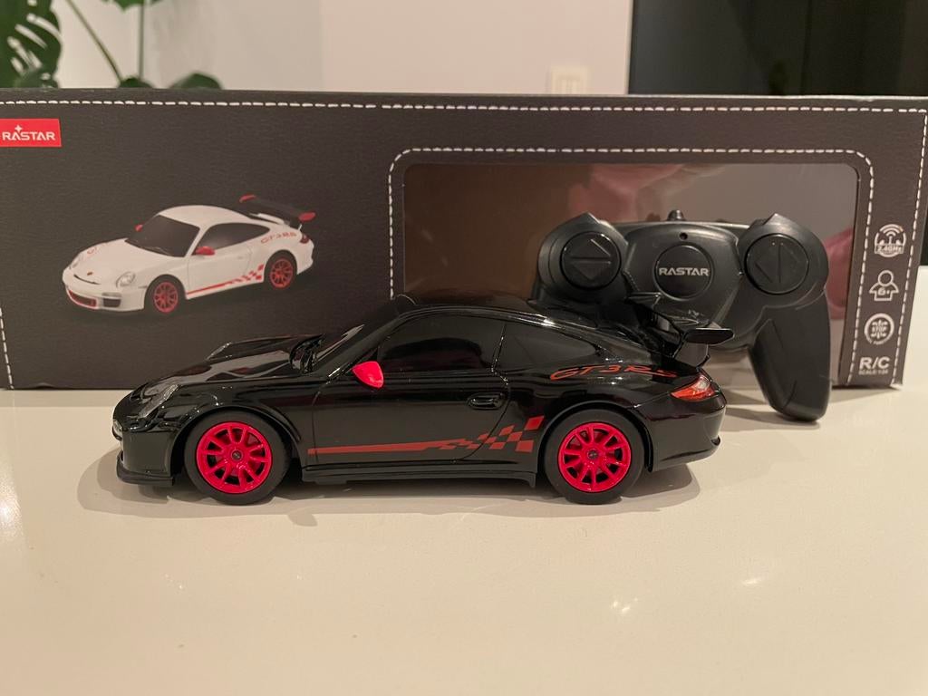 Porsche 911 GT3 RS - mini - rastar, Hobby en Vrije tijd, Modelauto's | 1:24, Zo goed als nieuw, Auto, Ophalen