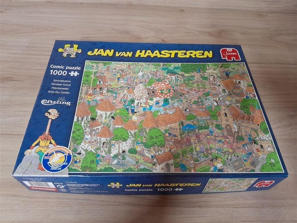 Jan van Haasteren - Efteling sprookjesbos - 1000stuk - s3040, Hobby en Vrije tijd, Verzenden, Zo goed als nieuw