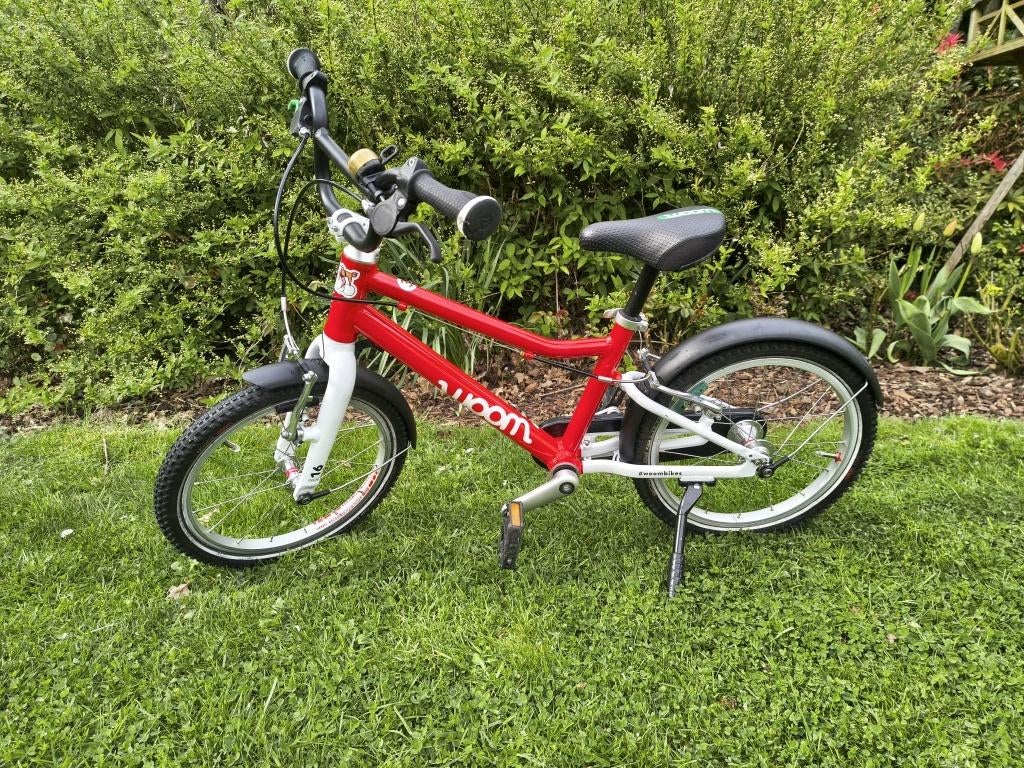 Woom 3 (16'') rood, Fietsen en Brommers, Fietsen | Kinderfietsjes, Gebruikt, 16 tot 20 inch, Ophalen