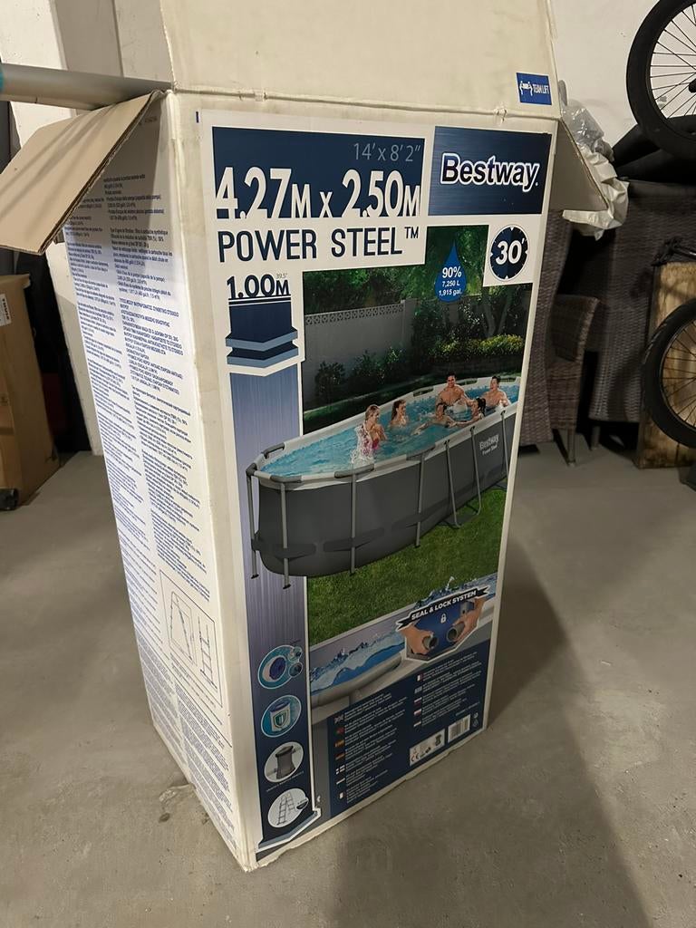 Zwembad te koop!, Tuin en Terras, Ophalen, Zo goed als nieuw