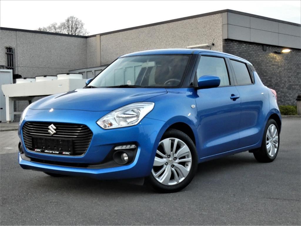 Suzuki Swift 1.2i Benzine Euro 6 1'Eign Airco GPS Cam Alu 16, Auto's, Suzuki, Stof, 4 cilinders, Blauw, Swift
